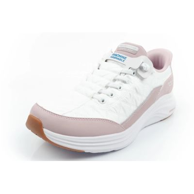 3. Skechers buty damskie sportowe Contour Foam białe SLIP-INS wygodne