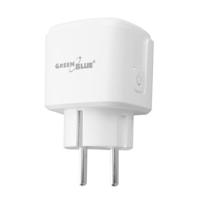 12. GREENBLUE ZDALNIE STEROWANE GNIAZDKO WIFI, ANDROID/IOS/ALEXA/GOOGLE HOME, TIMER, WATOMIERZ, MAX 16A/3840W GB735 W