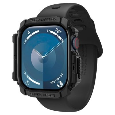 2. Etui Spigen Rugged Armor na Apple Watch 10 46 mm - czarne
