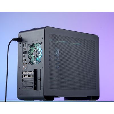 15. Jonsbo U4 Mini Mesh Micro-ATX Case - Czarny