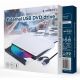 4. GEMBIRD ZEWNĘTRZNA NAGRYWARKA DVD 8X, CD 24X USB 3.1 SLIM CZARNO-BIAŁA