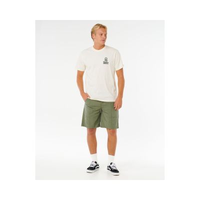 3. Koszulka męska RIP CURL Vaporcool Search Stack Tee biała