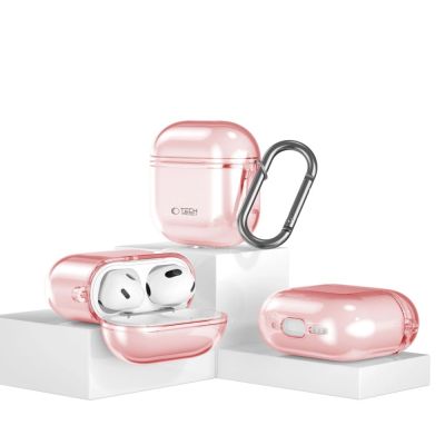 4. Etui Tech-Protect FlexAir na AirPods 4 - różowe