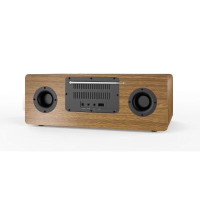 5. Wieża stereo Denver MIR-270DW z radiem internetowym dark wood