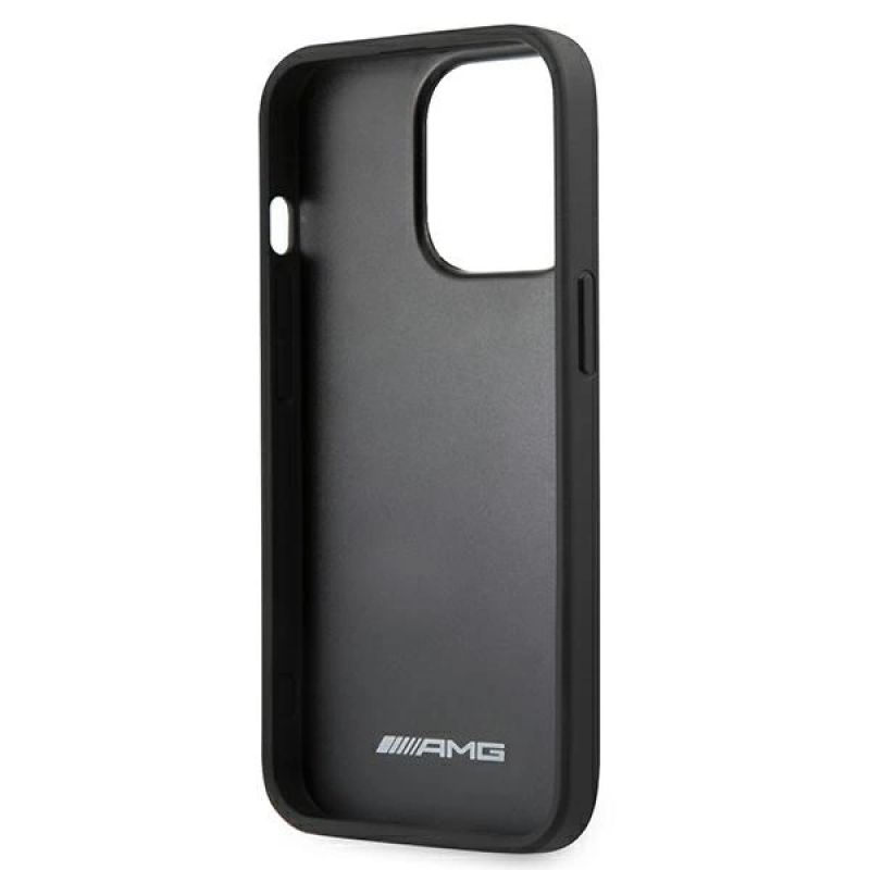 7. Etui AMG Leather Hot Stamped na iPhone 13 Pro / 13 6,1" - czarne