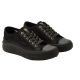 Lee Cooper buty damskie sportowe trampki czarne platforma koronkowe