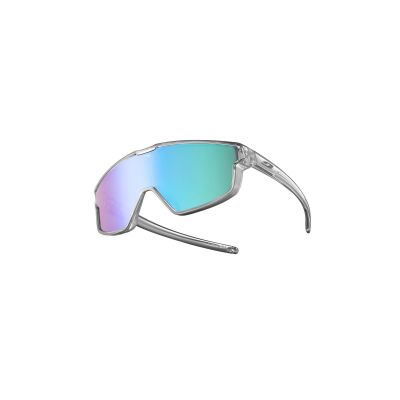 4. Okulary Julbo Fury Mini - błyszczący przezroczysty szary| Spectron 3Cf Flash Green