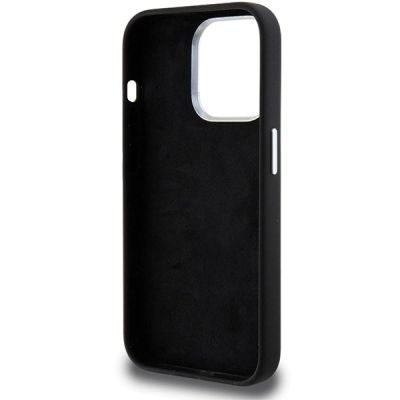 7. Etui BMW Signature Liquid Silicone MagSafe na iPhone 15 Pro Max - czarne