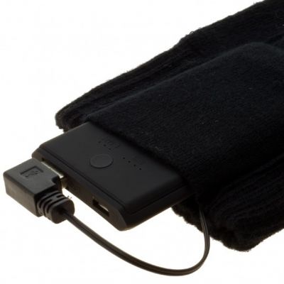 4. Skarpetki z ogrzewaniem Glovii GQ2L (41, 42, 43, 44, 45, 46, L; kolor czarny)