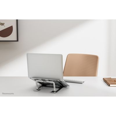 10. Neomounts NSLS085SILVER stojak na laptop Podstawka na notebooka Srebrny 43,2 cm (17")