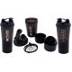 9. BIDON FITNESS SHAKER 500ML BLACK PURE 2 IMPROVE