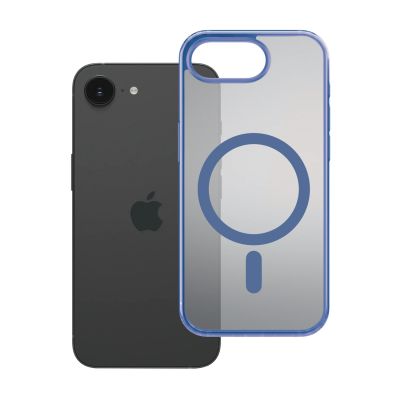 8. Etui 3mk Frosty MagCase na Apple iPhone 16E - niebieskie