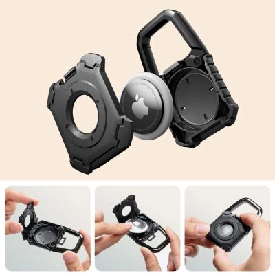 6. Etui Tech-Protect Kevlar na Apple AirTag 1 / 2 - czarny