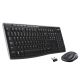 21. Klawiatura membranowa Logitech MK270 920-004508 (USB (Radio 2.4 GHz); kolor czarny)