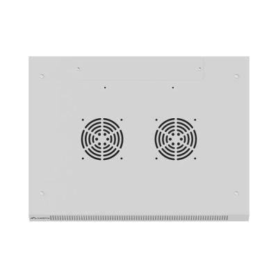 4. SZAFA INSTALACYJNA RACK WISZĄCA 19" 4U 600X450 SZARA DRZWI PERFOROWANE LANBERG (FLAT PACK)