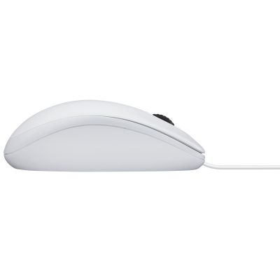 4. Mysz Logitech B100 910-003360 (optyczna; 800 DPI; kolor biały)