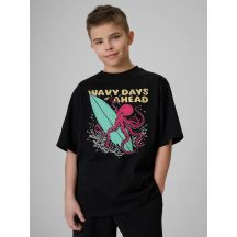 T-shirt bawełniany chłopięcy 4F 4FJRSS26TTSHM3904-20S