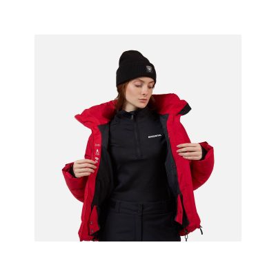 6. Kurtka narciarska damska ROSSIGNOL W WISPILE RIPSTOP DOWN JKT czerwona