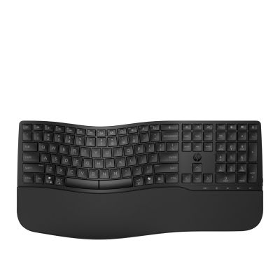 4. Klawiatura HP 680 Comfort Dual-Mode Keyboard Wireless/Bluetooth Black bezprzewodowa czarna 8T6L8AA