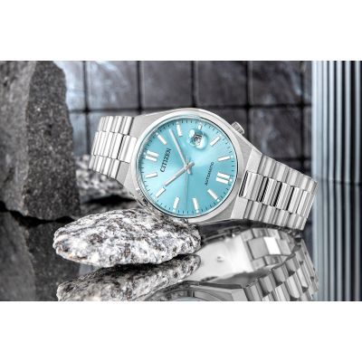 6. Zegarek Męski CITIZEN Tsuyosa Sapphire Mechanical NJ0151-88M + BOX