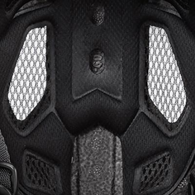10. Kask rowerowy fullface Wozinsky z odpinanym daszkiem lekki 57-62 cm - czarny