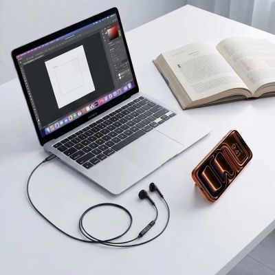 5. Słuchawki przewodowe Tech-Protect Ultraboost Core G4 Mini Jack - czarne