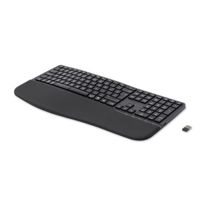 12. Klawiatura HP 680 Comfort Dual-Mode Keyboard Wireless/Bluetooth Black bezprzewodowa czarna 8T6L8AA