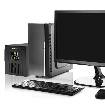 4. QOLTEC ZASILACZ AWARYJNY UPS LINE INTERACTIVE | MONOLITH | 1500VA | 900W | LCD | USB