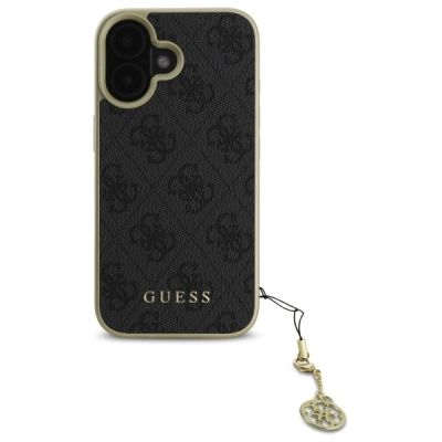 3. Etui Guess 4G Charms Collection na iPhone 16 - czarne