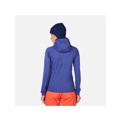 3. Bluza damska ROSSIGNOL W Mid Layer Thin Fz niebieska