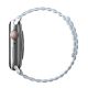 5. Pasek Uniq Revix na Apple Watch 1/2/3/4/5/6/7/8/SE/SE2/Ultra 42/44/45/49mm - biało-niebieski