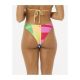 3. Majtki kąpielowe RIP CURL Las Dalias High Leg Cheeky turkusowe
