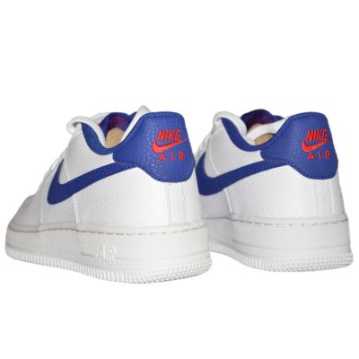 5. Buty damskie Nike Air Force 1 White/Deep royal blue - CT3839-101