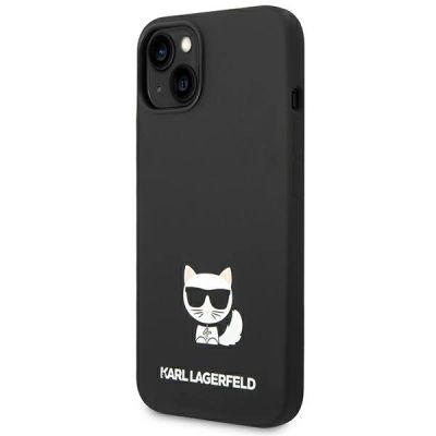 2. Etui Karl Lagerfeld Silicone Choupette Body na iPhone 14 Plus - czarne