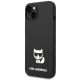2. Etui Karl Lagerfeld Silicone Choupette Body na iPhone 14 Plus - czarne