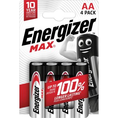 2. ENERGIZER BATERIE ALKALICZNE MAX AA LR6, 4 SZTUKI, ECO OPAKOWANIE