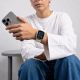 5. Pasek Tech-Protect Nylon Sport na Apple Watch 44 / 45 / 46 / 49 mm - beżowy