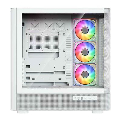 5. MODECOM OBUDOWA VOLCANO AQ 500 ARGB MIDI BIAŁA