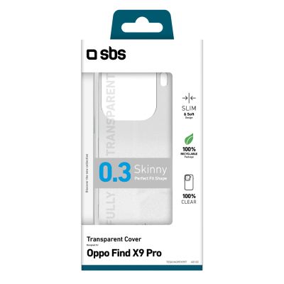 2. Etui SBS Skinny Cover na Oppo Find X9 Pro - przezroczyste