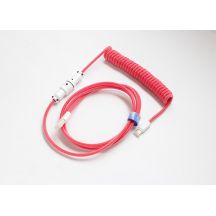Ducky Premicord kabel USB 1,8 m USB A USB C Różowy
