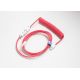 Ducky Premicord kabel USB 1,8 m USB A USB C Różowy