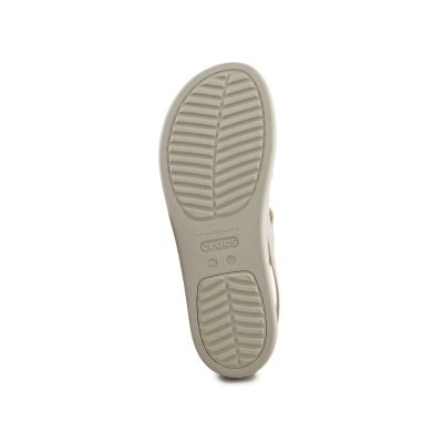 12. Sandały Crocs Brooklyn strappy lowwdg W 206751-2Y2