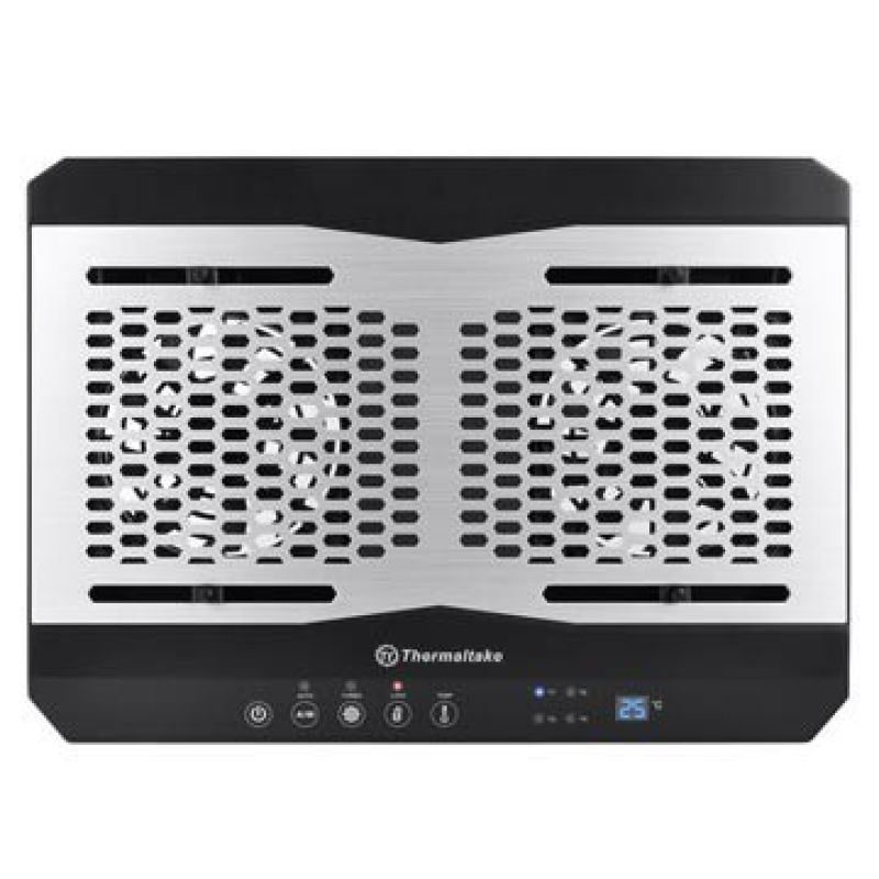 2. Podkładka chłodząca pod laptop Thermaltake Massive TM CL-N002-PL12BL-A (17.x cala; 2 wentylatory; HUB)