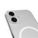 5. Etui Puro Lite Mag TPU+PC kompatybilne z MagSafe na iPhone 17 - przezroczyste z białym pierścieniem