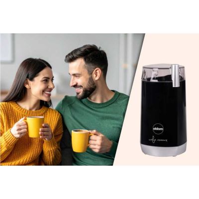 12. ELDOM MŁYNEK DO KAWY MK40 CAFRO 180W CZARNY
