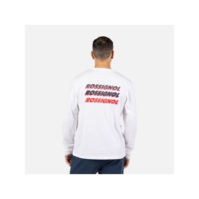 3. Koszulka męska ROSSIGNOL Long Sleeve Tee biała
