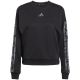 8. Bluza damska adidas Animal Print 3-Stripes French Terry Sweatshirt czarna JM1835