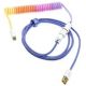 Kabel coiled Ducky Premicord Afterglow, USB Type-C do Type-A - 1,8m