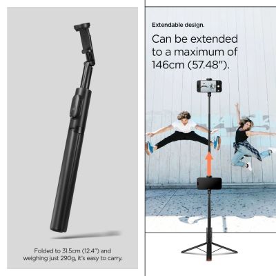 21. Selfie stick Spigen S541W Bluetooth - czarny