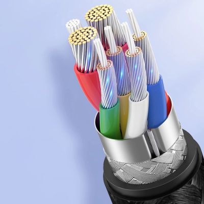 5. Kabel Ugreen US316 70427 USB-C - USB-C PD QC FCP 100W 5A 480Mb/s 1m - szary